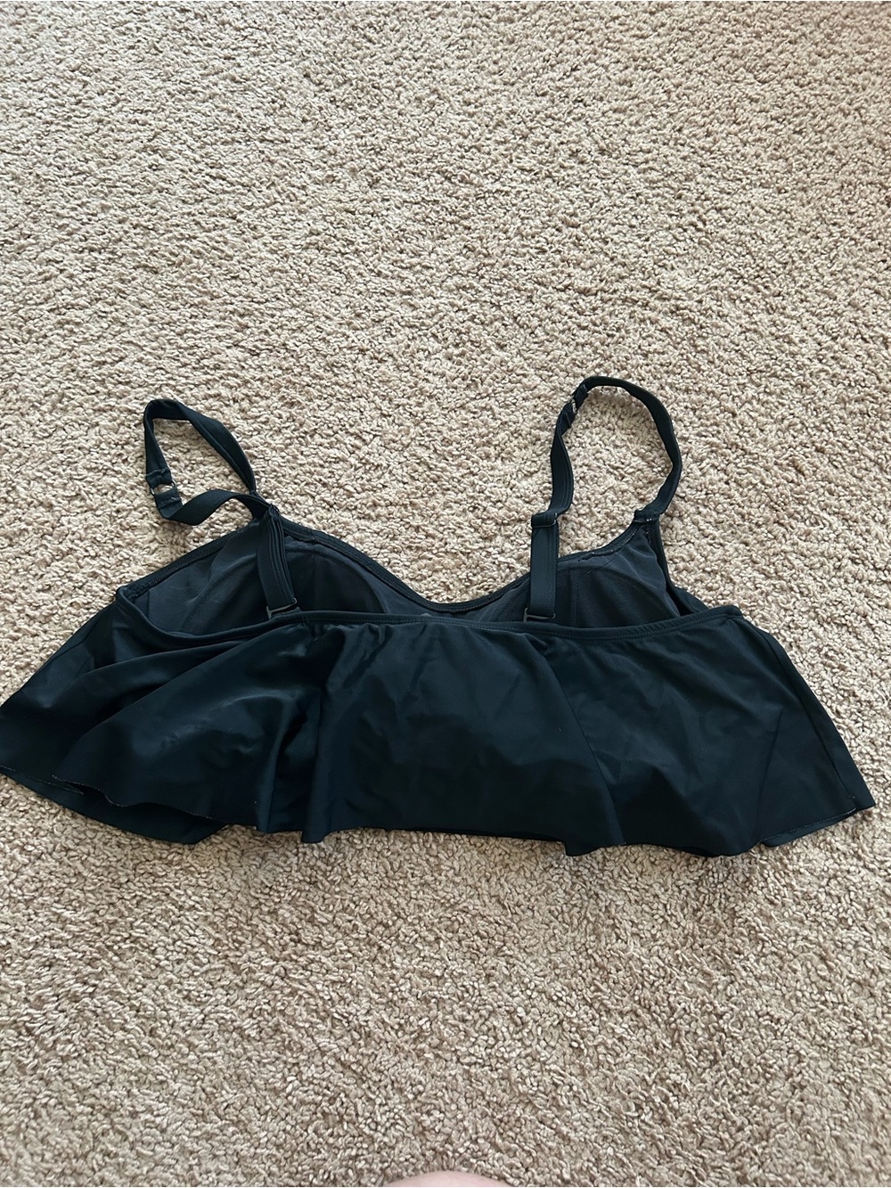 Torrid Size 2 Black Two-Piece Flounce Bikini Set - Picture 12 of 12
